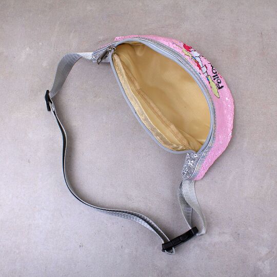 Дитяча сумка поясна, бананка, Єдиноріг, рожева П1981