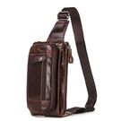Поясна сумка для чоловіків KAVIS, коричнева П1988