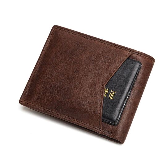 Гаманець чоловічий KAVIS, коричневий П1990