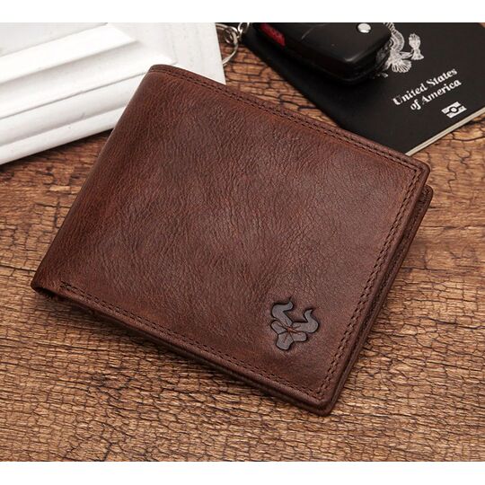 Гаманець чоловічий KAVIS, коричневий П1990