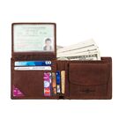 Гаманець чоловічий KAVIS, коричневий П1990