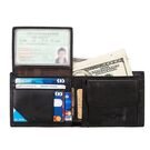 Кошелек мужской KAVIS, черный П1991