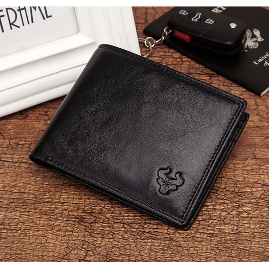 Кошелек мужской KAVIS, черный П1991