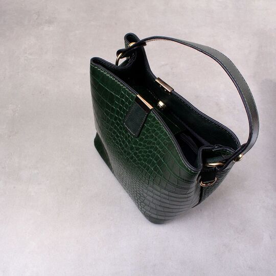 Женская сумка, зеленая П2008