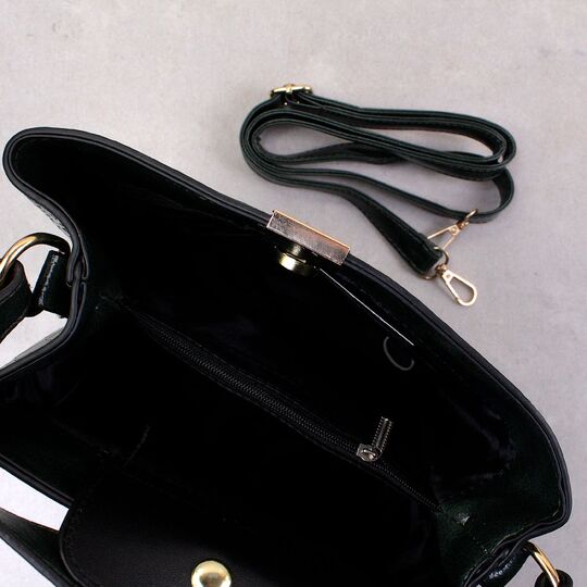 Женская сумка, зеленая П2008