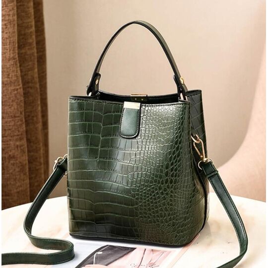 Женская сумка, зеленая П2008