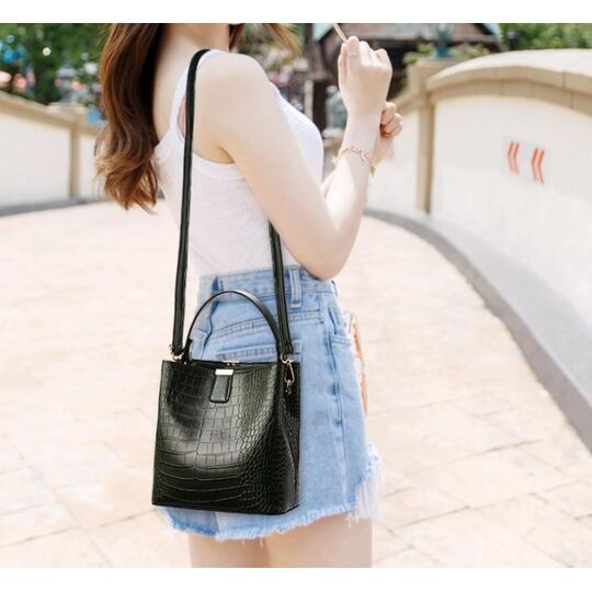 Женская сумка, коричневая П2009