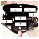 Женская сумка, коричневая П2009