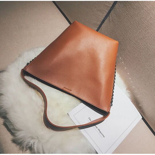 Жіноча сумка, коричнева П2011