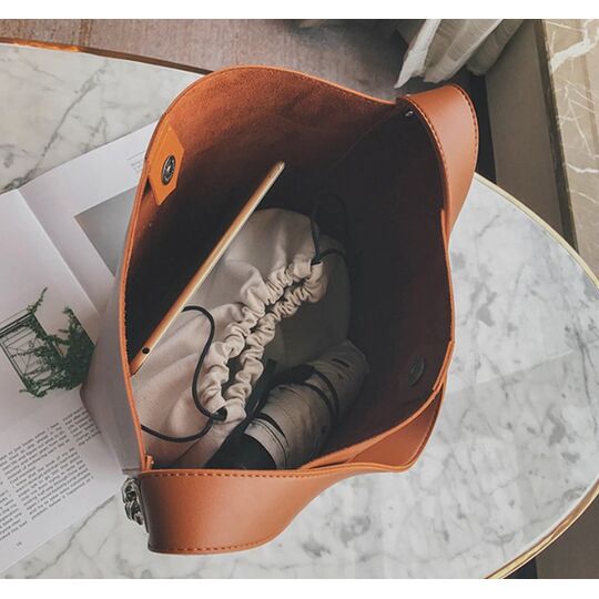 Жіноча сумка, коричнева П2011