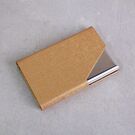 Візитниця RFID, золотиста П2017