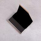 Візитниця RFID, золотиста П2017