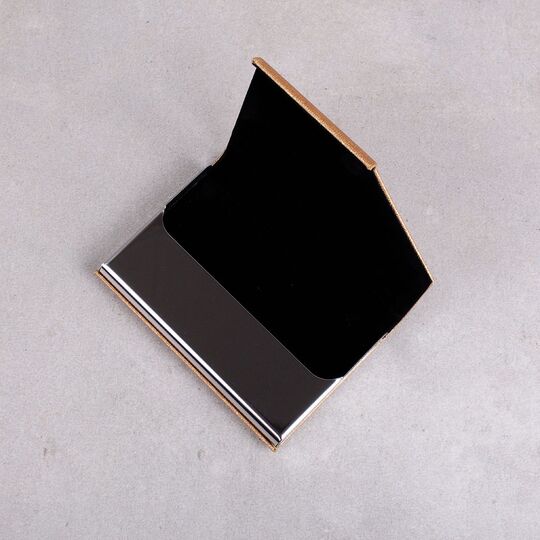 Візитниця RFID, золотиста П2017