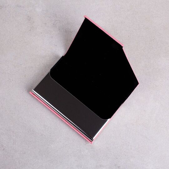 Візитниця RFID, рожева П2020