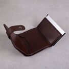 Визитница RFID, коричневая П2021