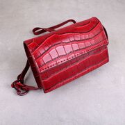 Женская сумка клатч, красная П2025