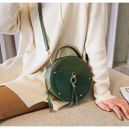 Жіноча сумка, зелена П2028