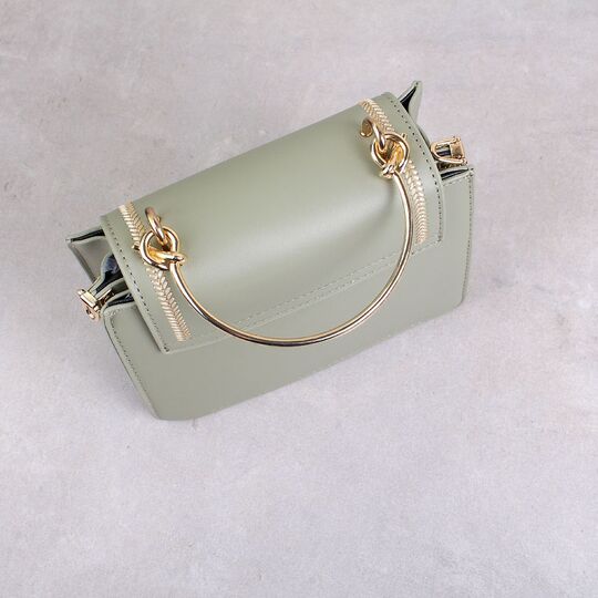 Жіноча сумка клатч, зелена П2030