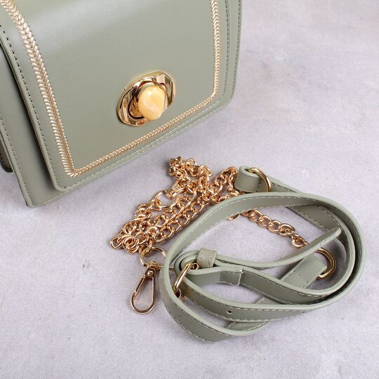 Жіноча сумка клатч, зелена П2030