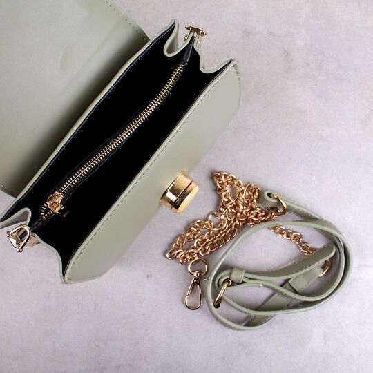 Жіноча сумка клатч, зелена П2030