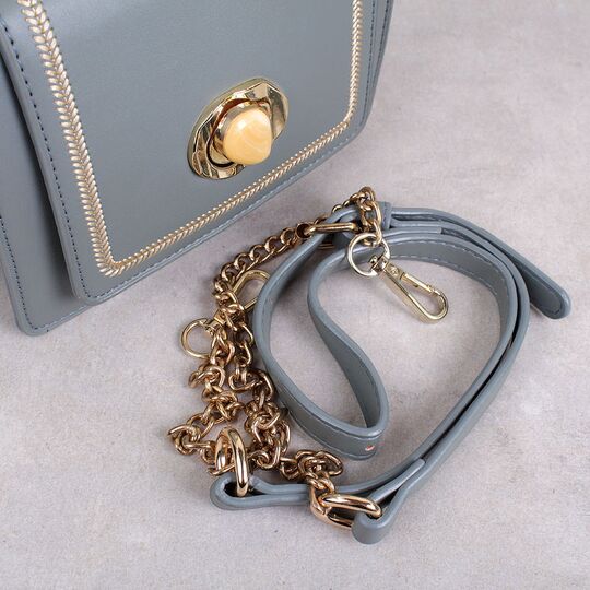 Женская сумка клатч, синяя П2031