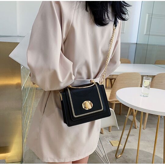 Жіноча сумка клатч, чорна П2032