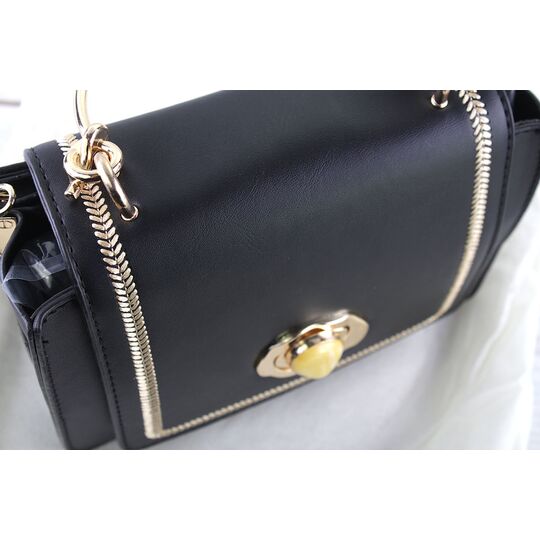 Жіноча сумка клатч, чорна П2032