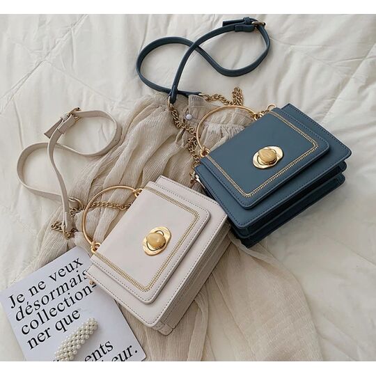 Жіноча сумка клатч, біла П2033