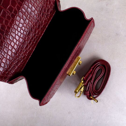 Жіноча сумка клатч, червона П2035