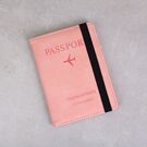 Обложка для паспорта, розовая П2038