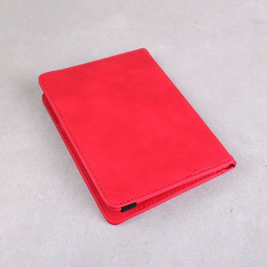 Обкладинка для паспорта, червона П2041