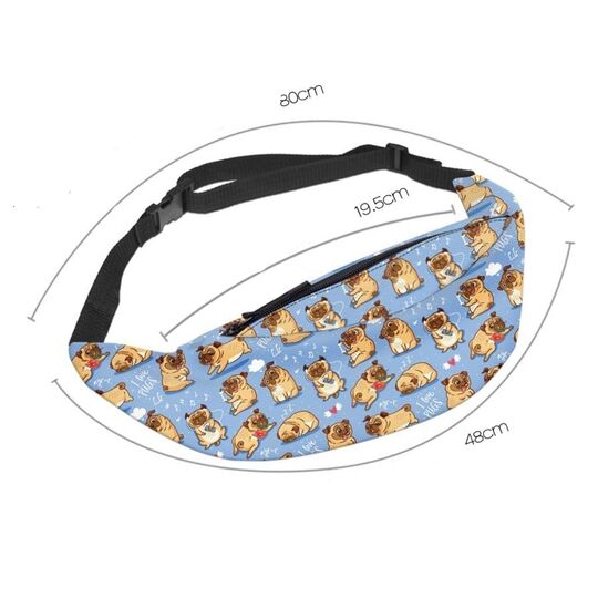 Сумка поясная, бананка "Ленивец" 1793