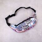 Сумка поясная, бананка розовая П2046