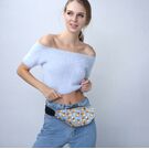 Сумка поясная, бананка "Черная кошка" П2052