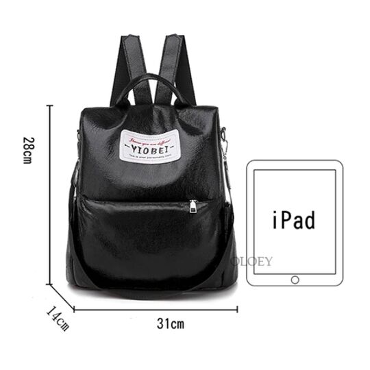 Женский рюкзак "OLOEY", серебристый П2057