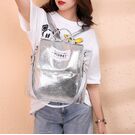 Женский рюкзак "OLOEY", серебристый П2057