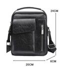 Мужская сумка VORMOR, черная с кошельком, П2066