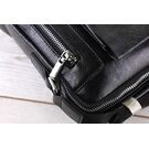 Мужская сумка VORMOR, черная с кошельком, П2066