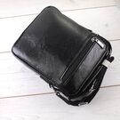 Мужская сумка VORMOR, черная с кошельком, П2066