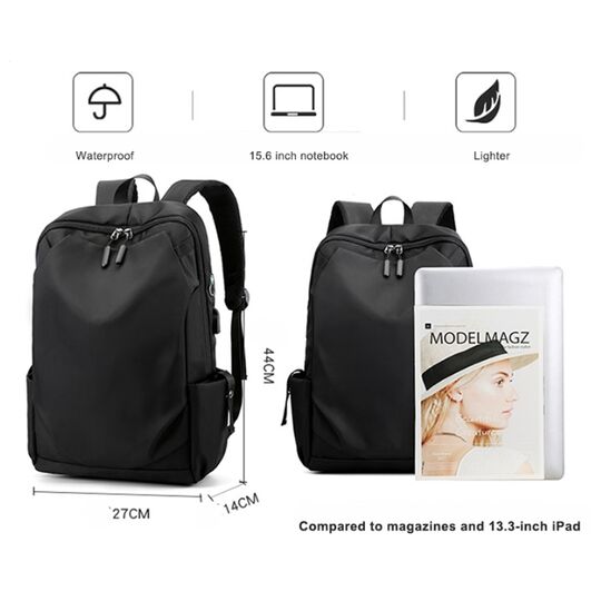 Чоловічий рюкзак VORMOR, чорний П2069