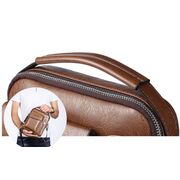 Мужская сумка VORMOR, коричневая с кошельком, П2067