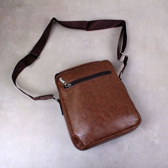 Чоловіча сумка VORMOR, коричнева з гаманцем, П2068