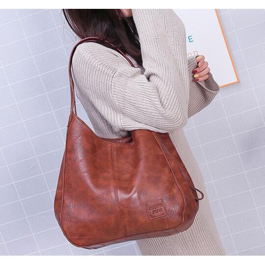 Женская сумка, коричневая П2072