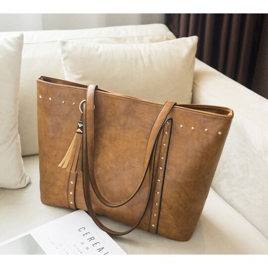 Сумка женская Tinkin, коричневая П2078