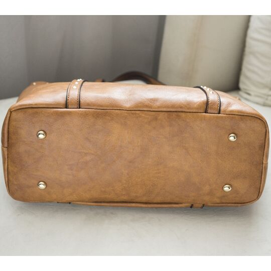 Сумка женская Tinkin, коричневая П2078