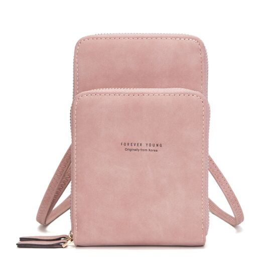 Женская сумочка клатч, розовая П2081