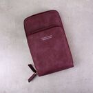 Женская сумочка клатч, красная П2083