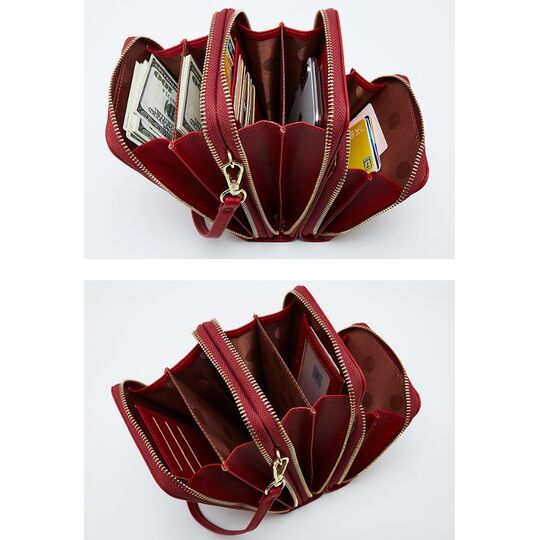 Женская сумочка клатч, черная П2084