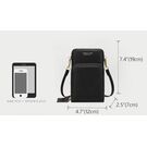 Женская сумочка клатч, черная П2084