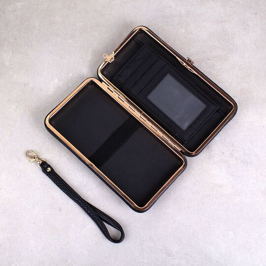 Жіночий гаманець Lady · Beibei, чорний П0112